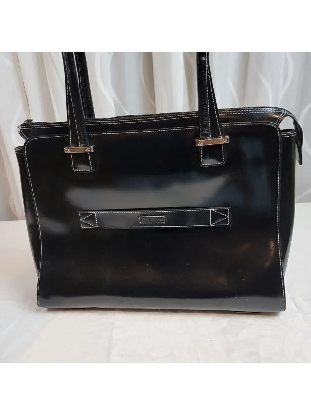 McKlein Verona Leather Laptop Briefcase